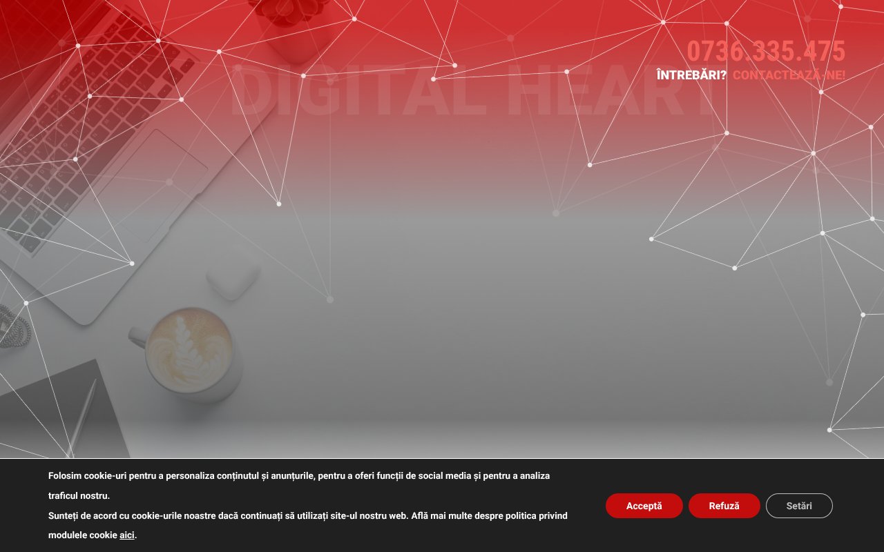 Screenshot of digitalheart.ro