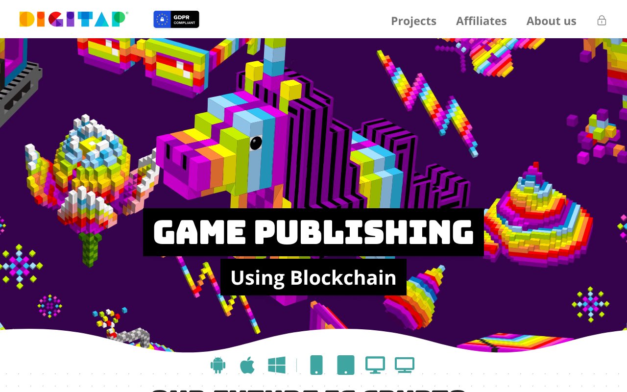 Screenshot of digitap.eu