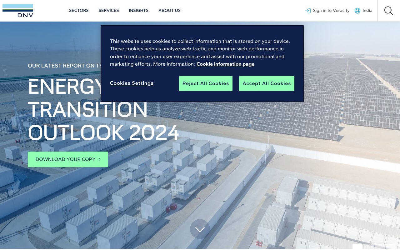 Screenshot of dnv.in