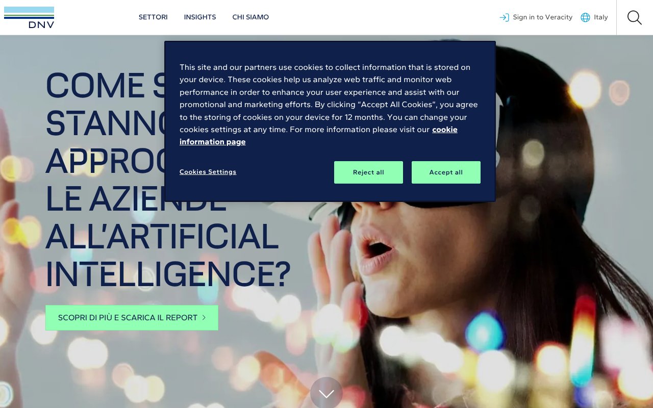 Screenshot of dnv.it