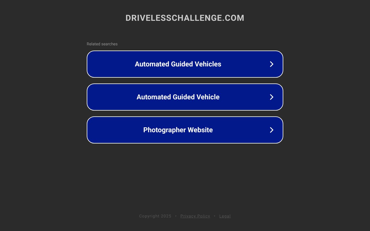 Screenshot of drivelesschallenge.com