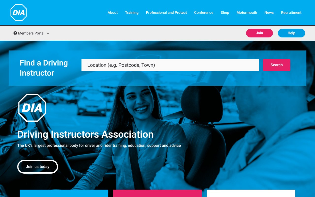 Screenshot of driving.org
