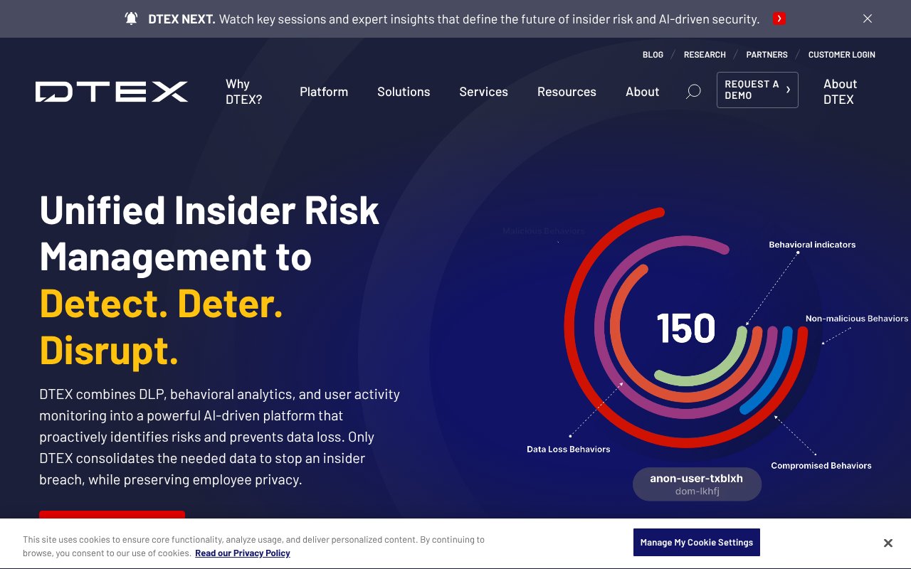 Screenshot of dtexsystems.com