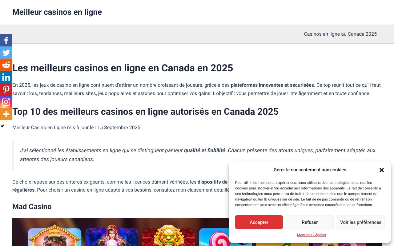 Screenshot of e-compil.fr