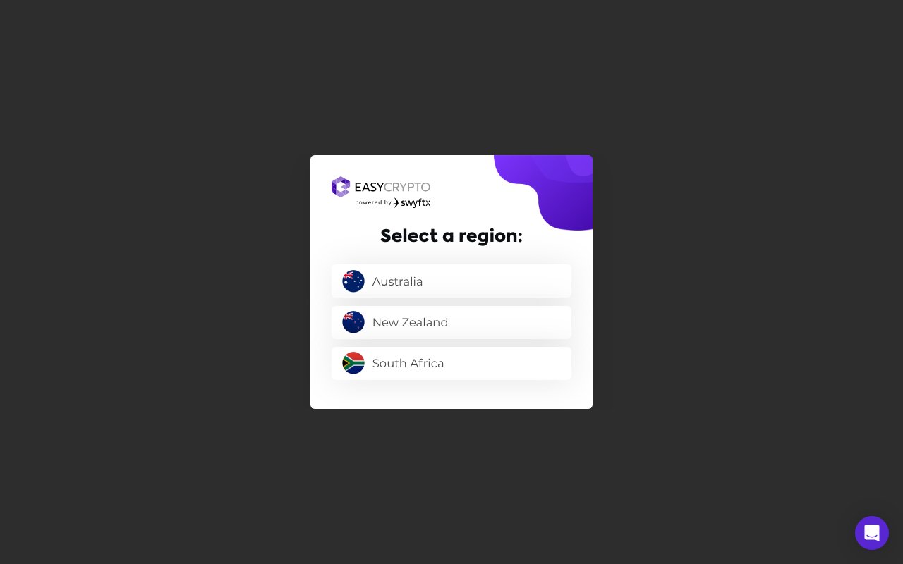 Screenshot of easycrypto.com