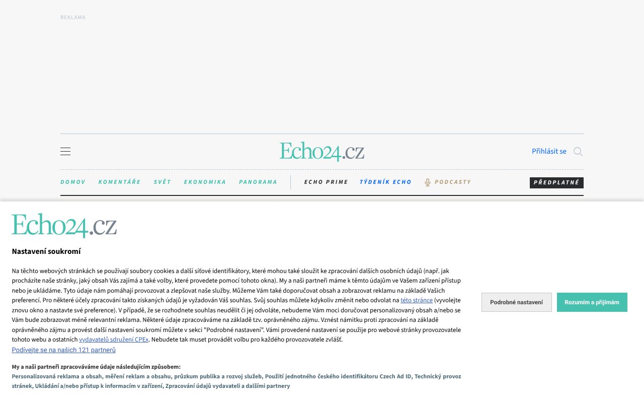 Screenshot of echo24.cz