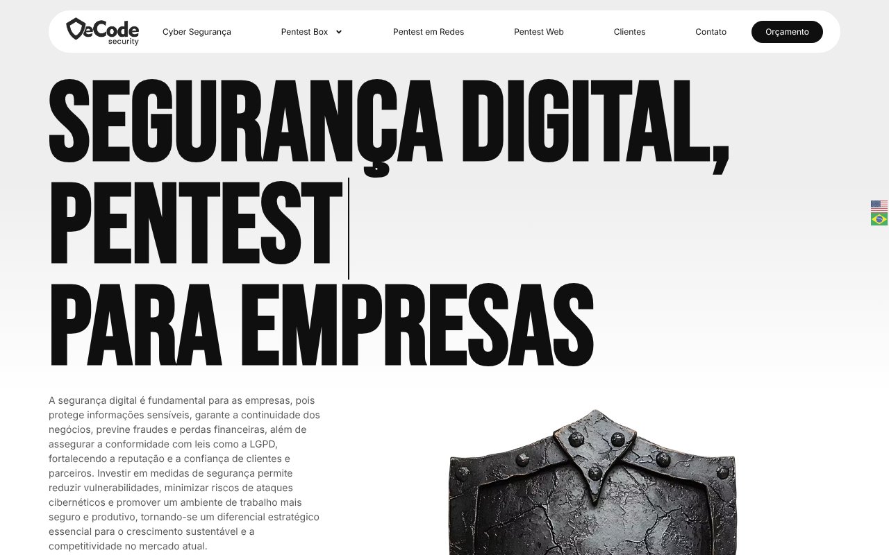 Screenshot of ecodesecurity.com.br