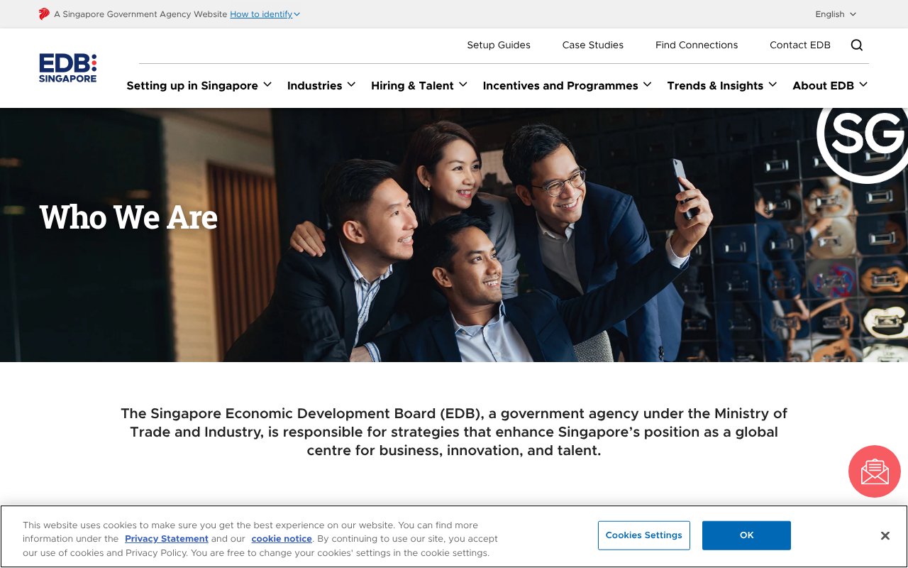 Screenshot of edb.gov.sg