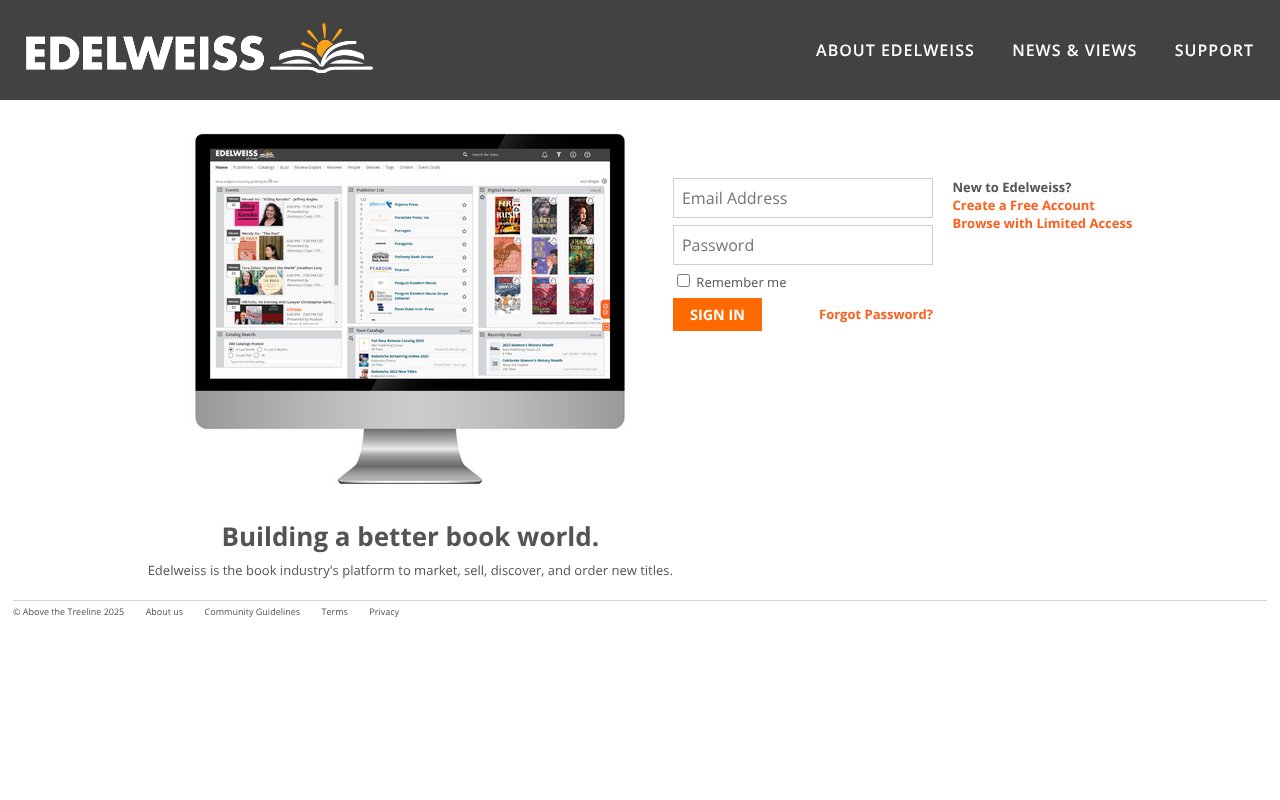 Screenshot of edelweiss.plus