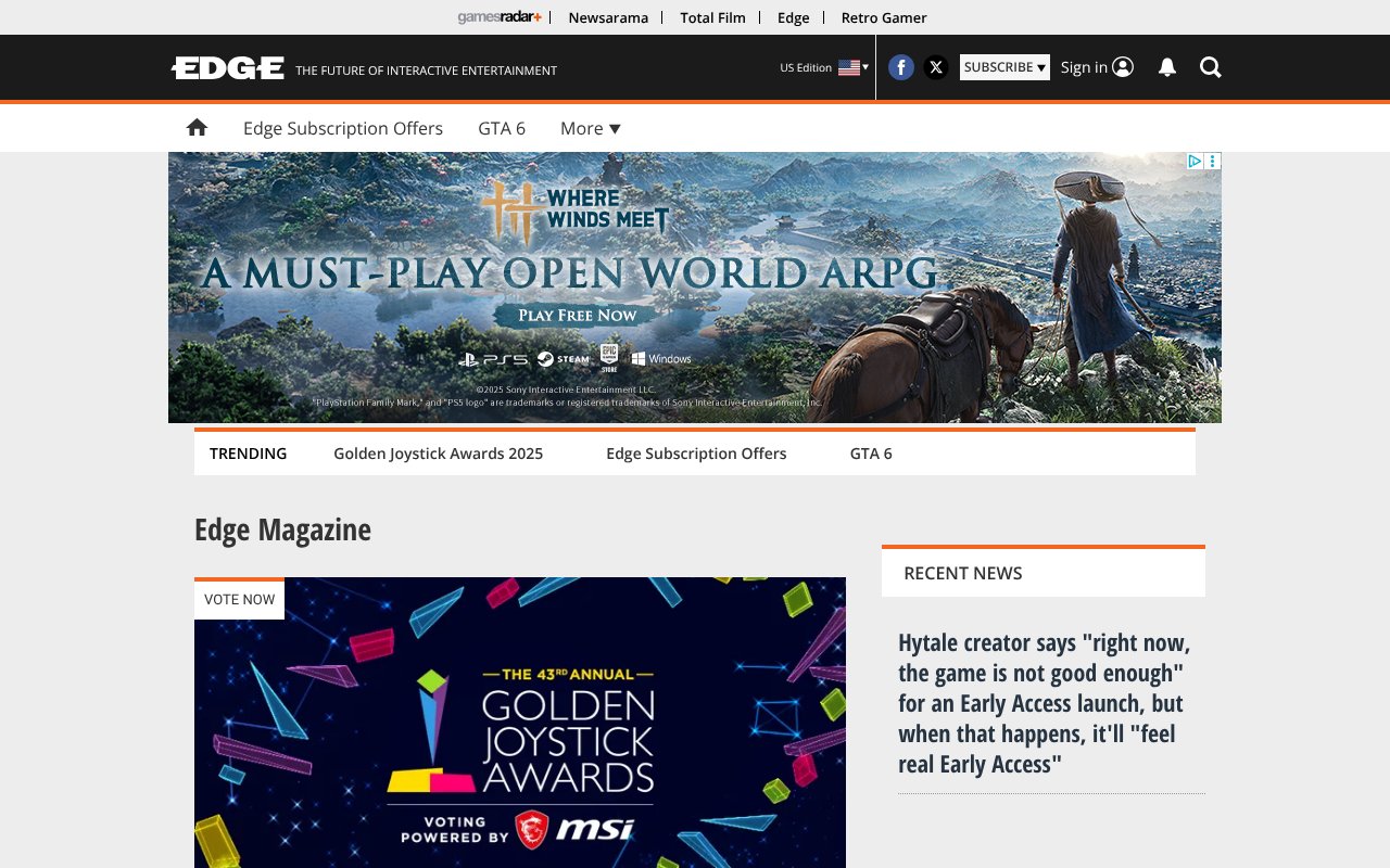 Screenshot of edge-online.com