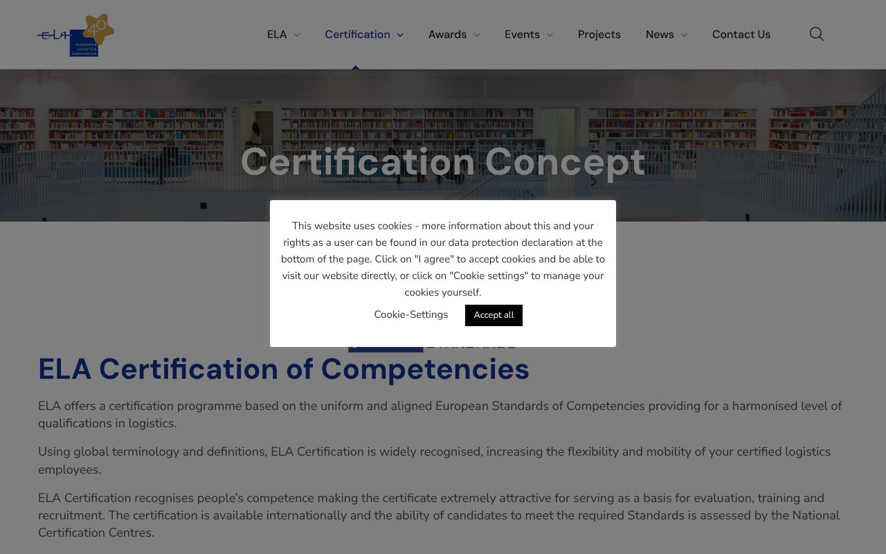 Screenshot of elalog.eu