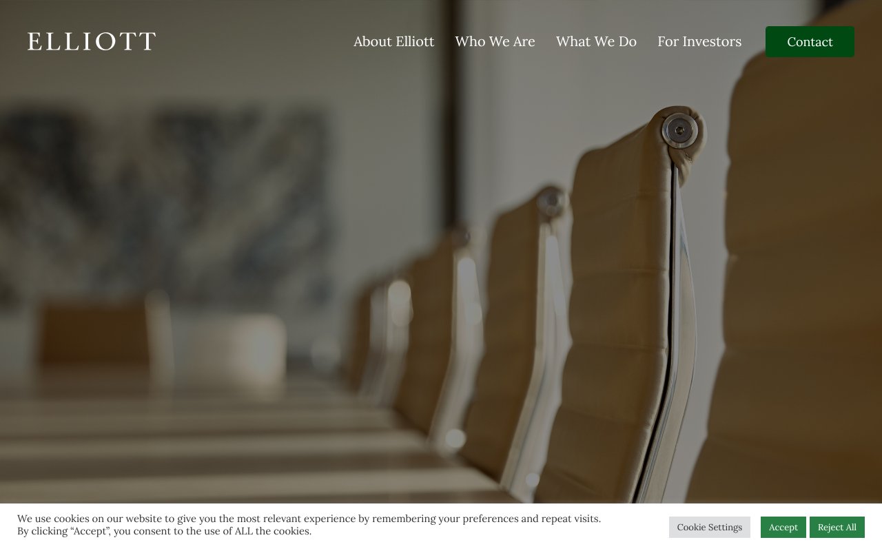 Screenshot of elliottmgmt.com