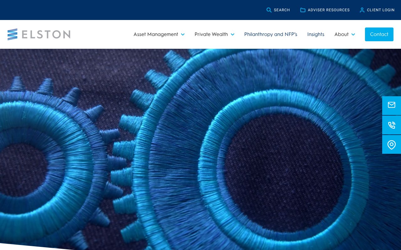 Screenshot of elston.com.au