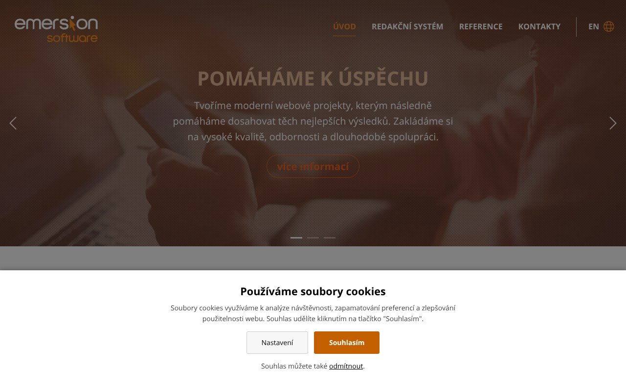 Screenshot of emersion.cz