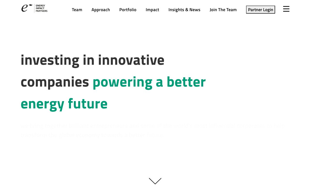Screenshot of energyimpactpartners.com