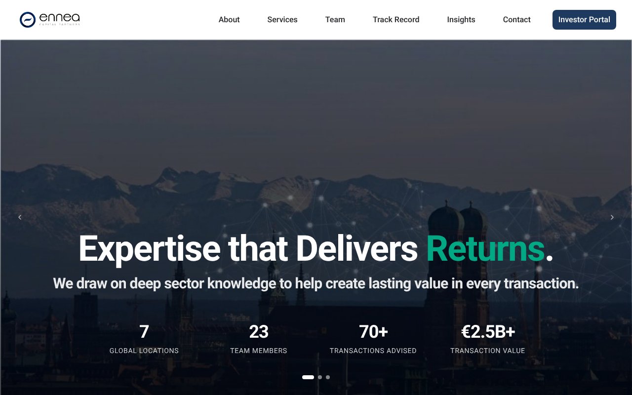 Screenshot of ennea.vc