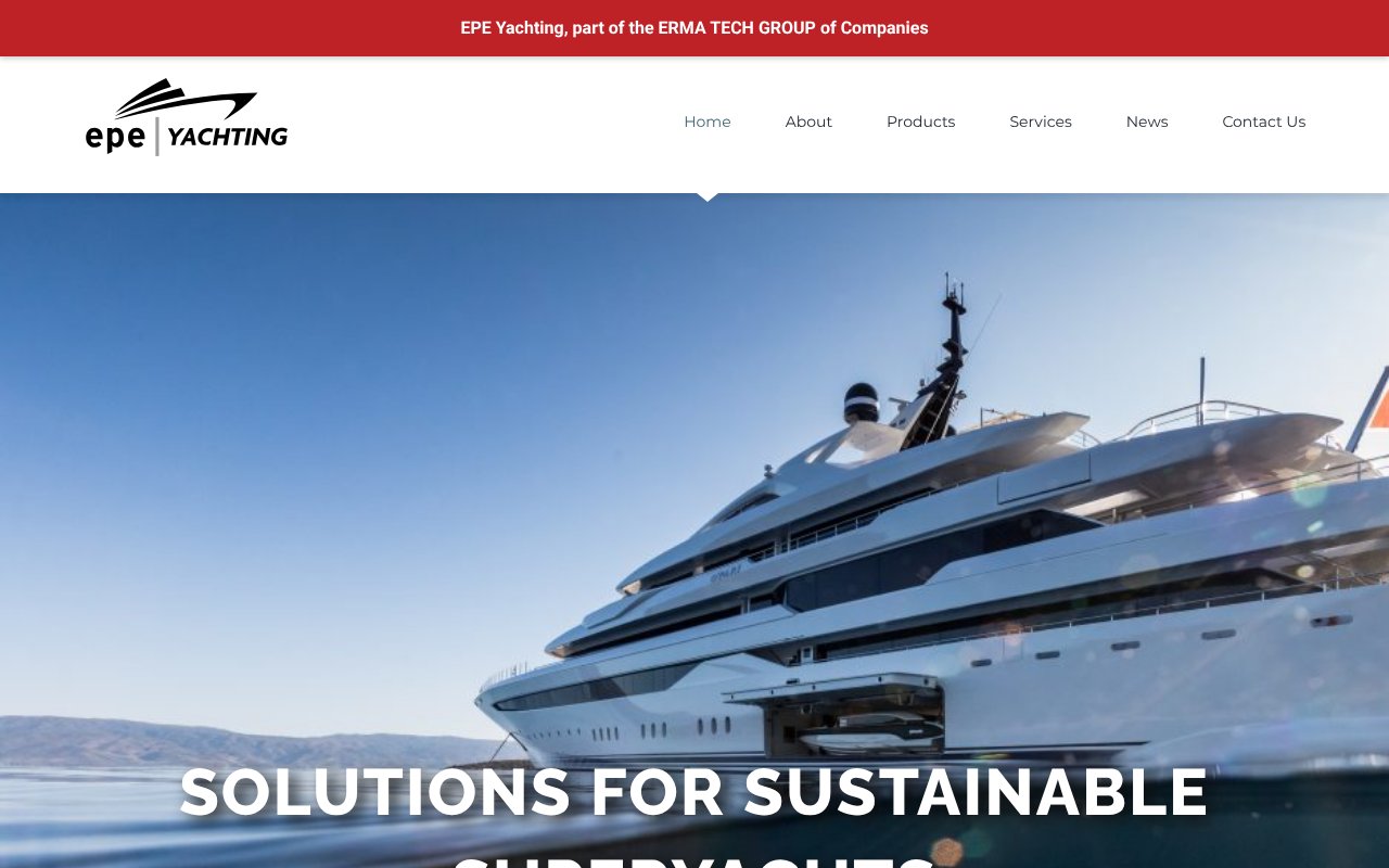 Screenshot of epeyachting.com