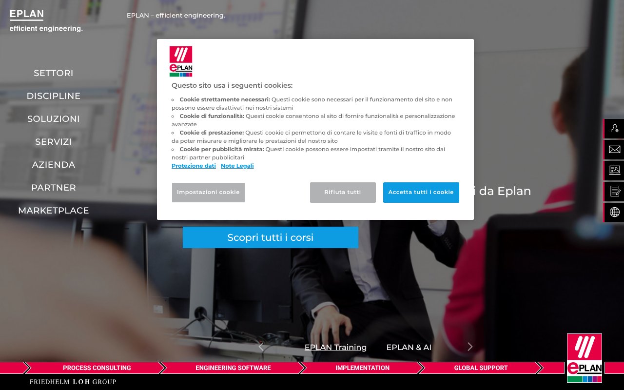 Screenshot of eplan.it