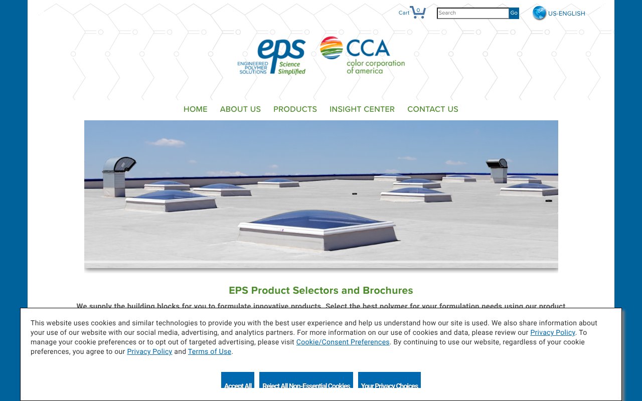 Screenshot of epscca.com