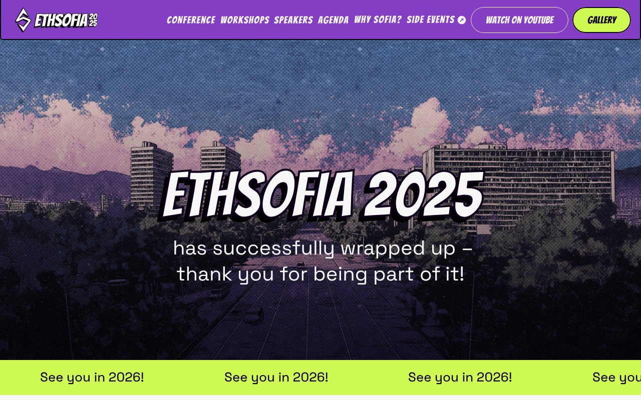 Screenshot of ethsofia.com