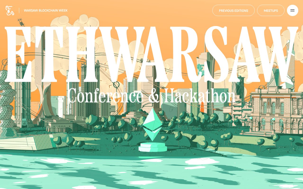 Screenshot of ethwarsaw.dev