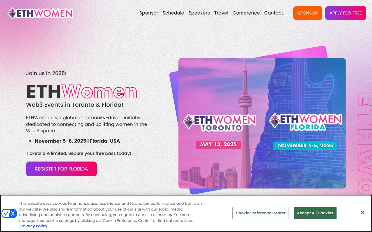 Screenshot of ethwomen.com