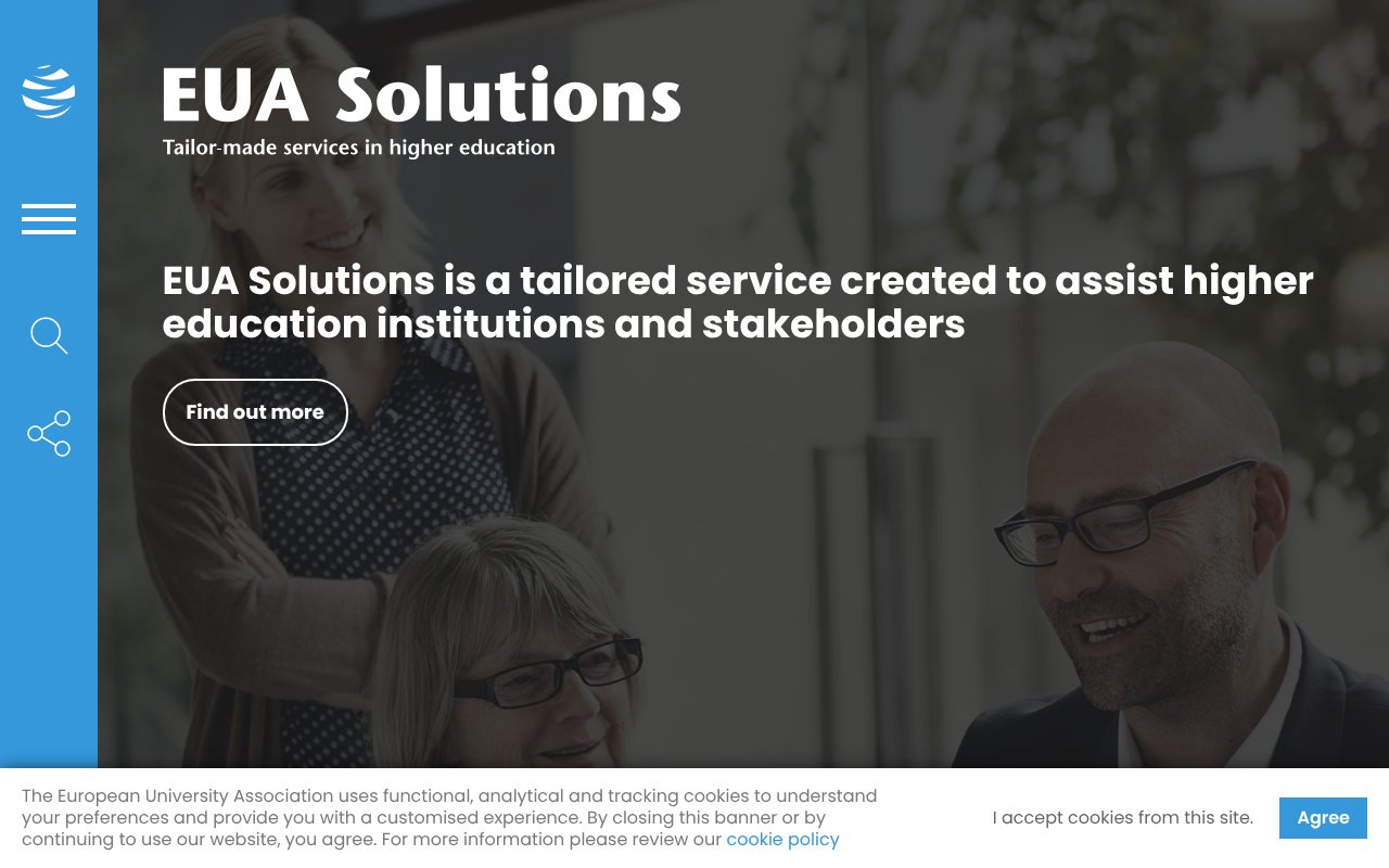 Screenshot of eua-solutions.org