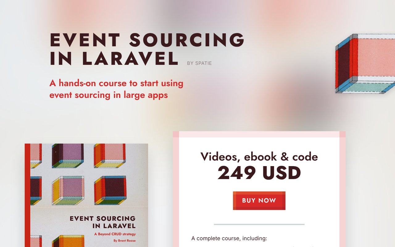 Screenshot of event-sourcing-laravel.com