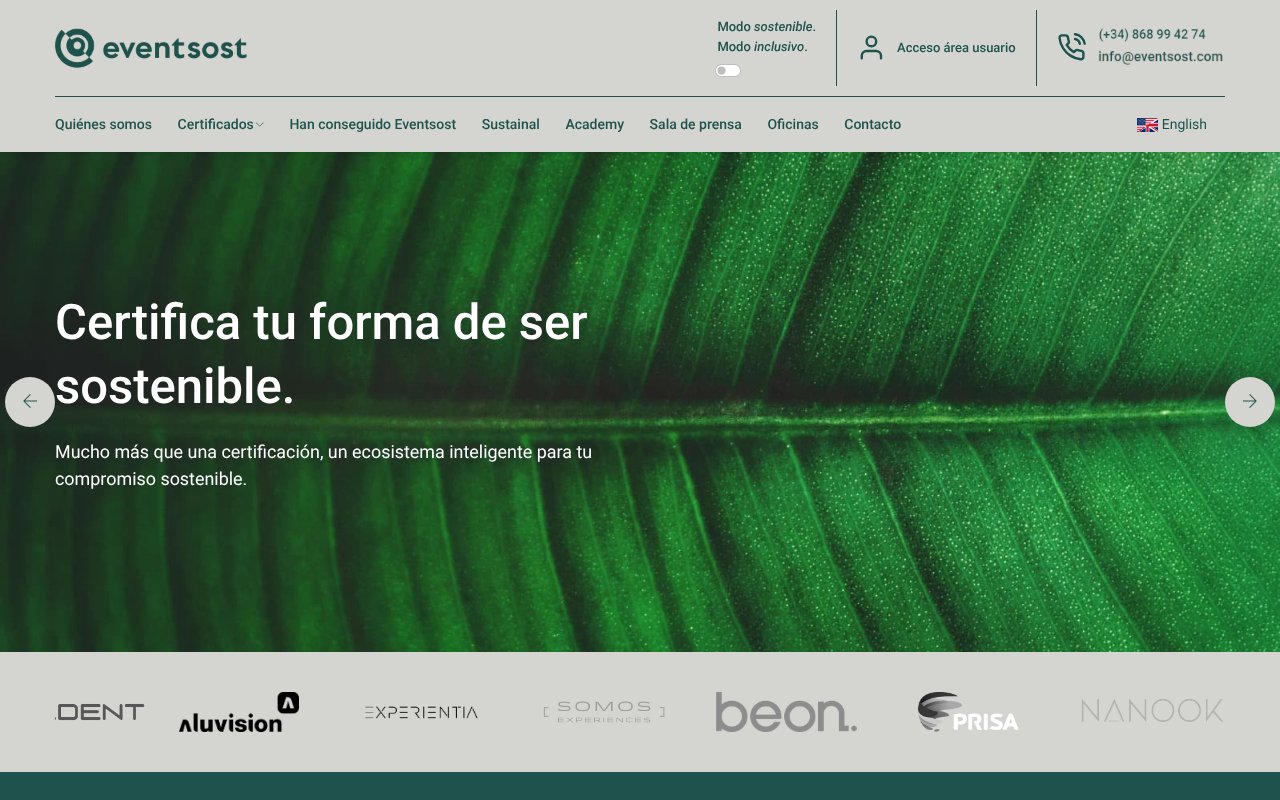 Screenshot of eventsost.com