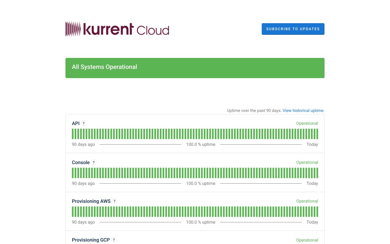 Screenshot of eventstore.cloud