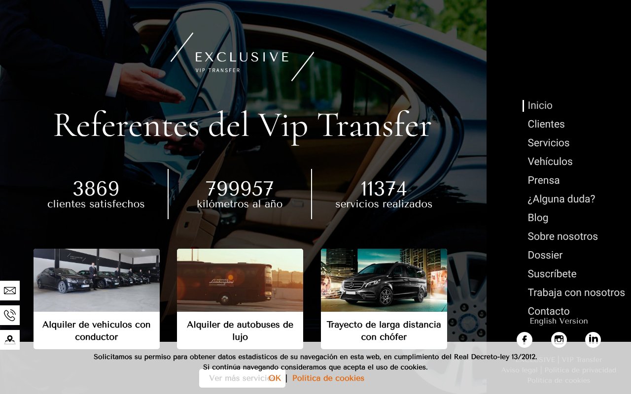 Screenshot of exclusivecars.es