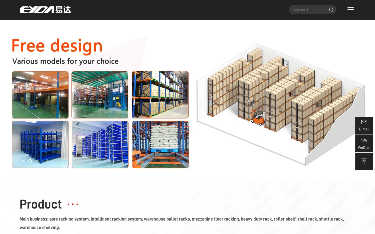 Screenshot of eydarack.com