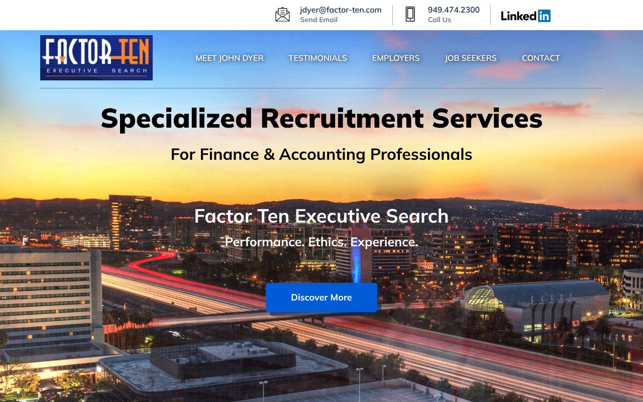 Screenshot of factor-ten.com
