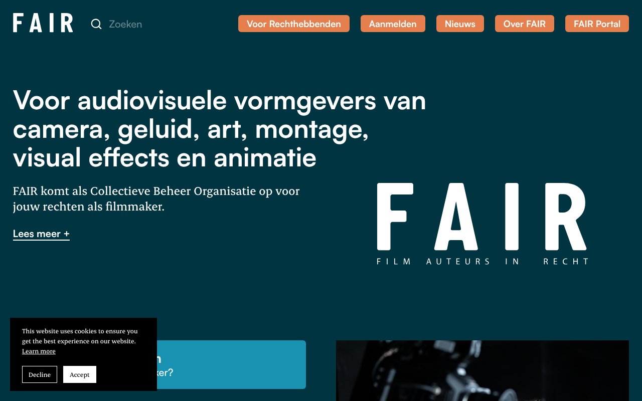 Screenshot of faircbo.nl