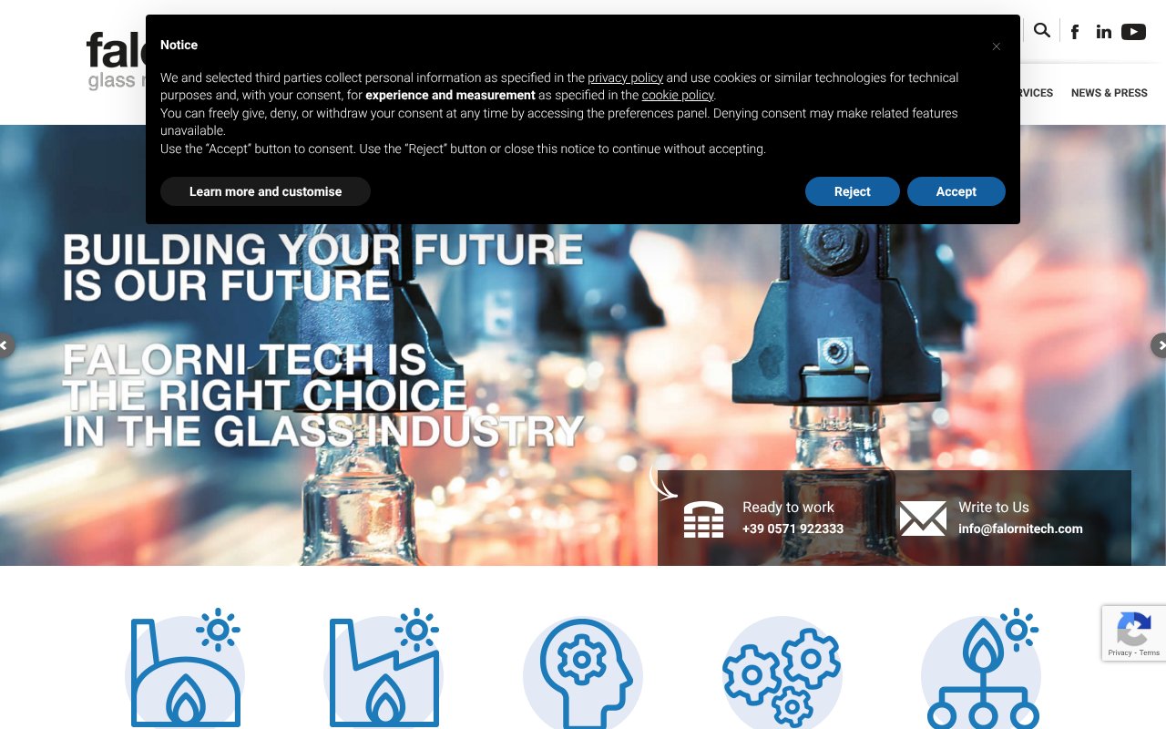 Screenshot of falornitech.com