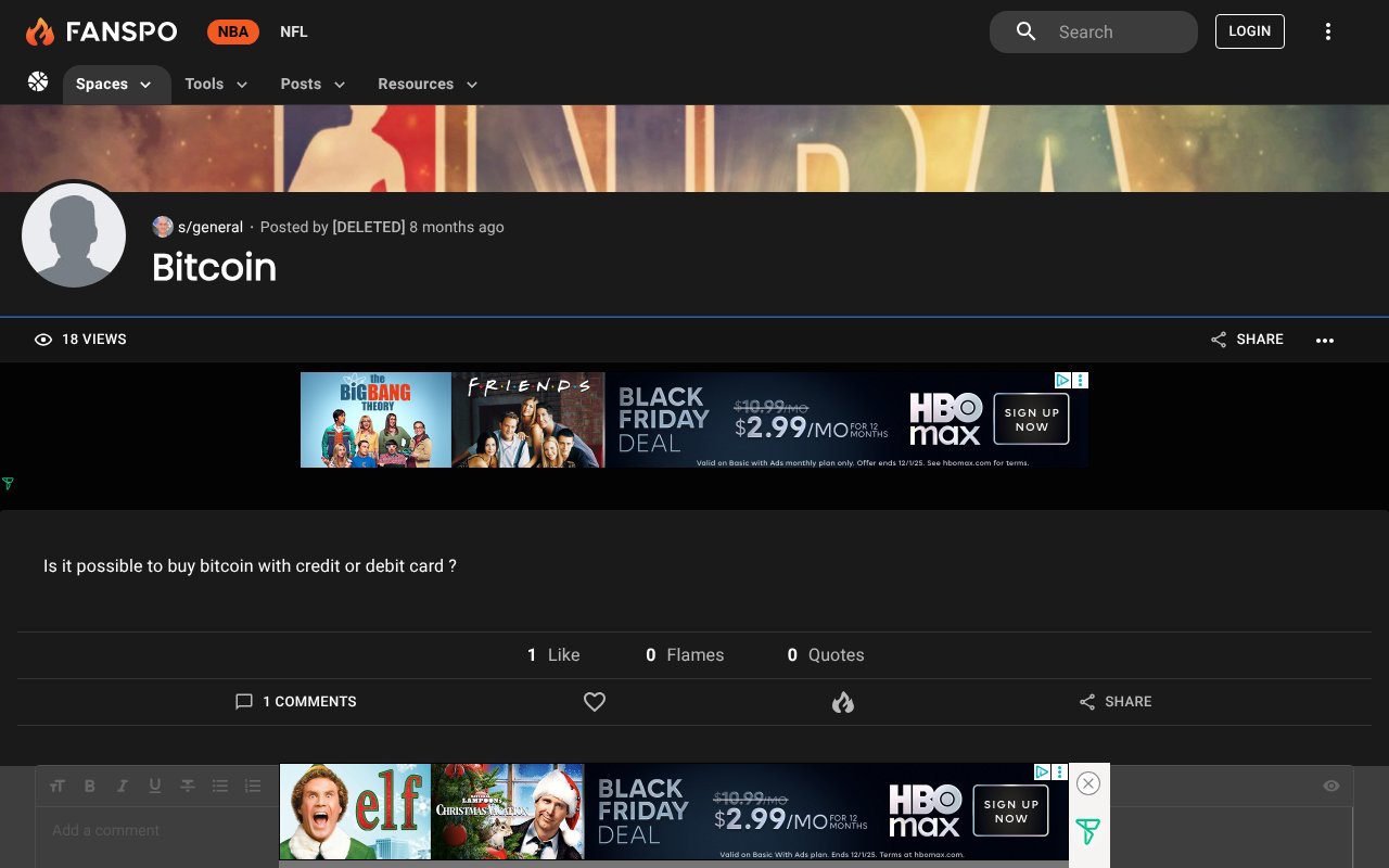 Screenshot of fanspo.com