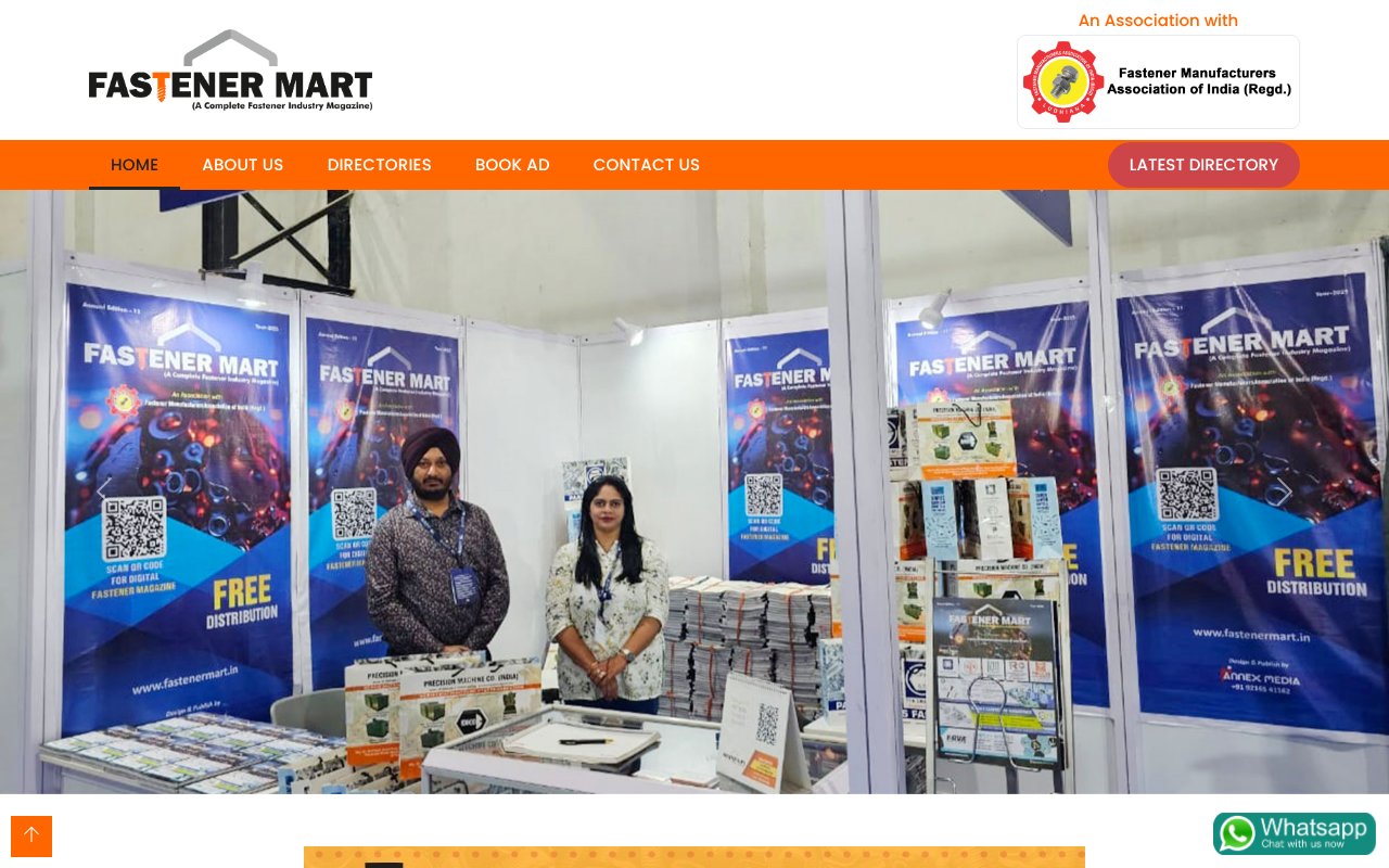 Screenshot of fastenermart.in