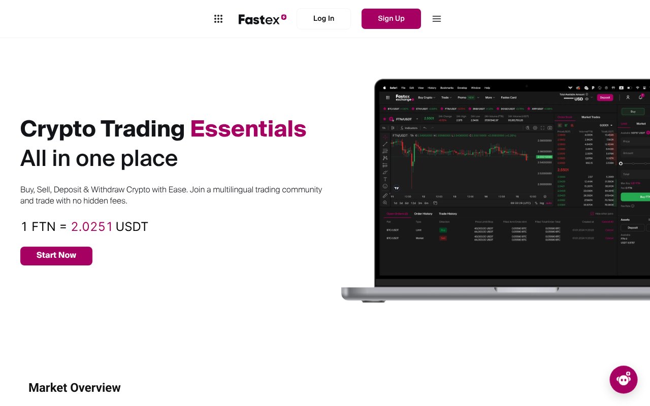 Screenshot of fastex.com