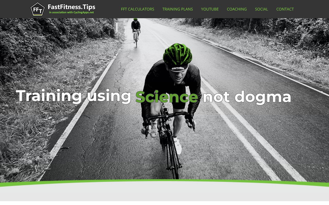 Screenshot of fastfitness.tips