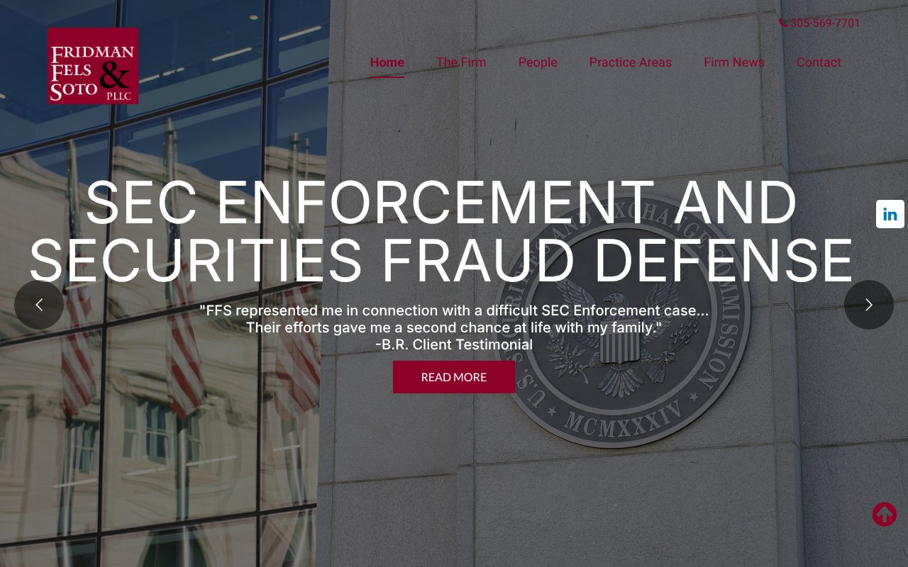 Screenshot of ffslawfirm.com