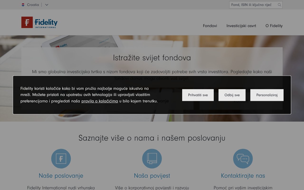 Screenshot of fidelity.hr