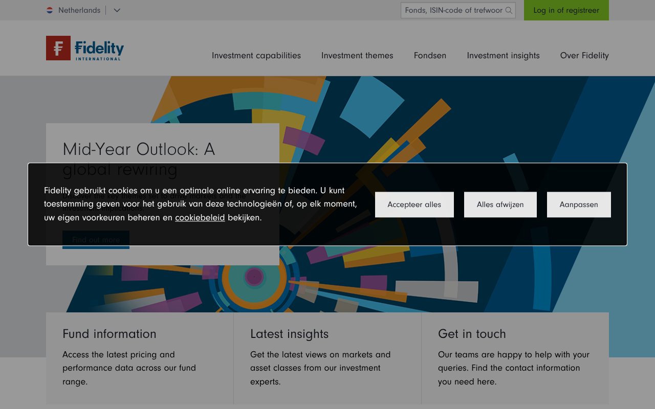 Screenshot of fidelity.nl