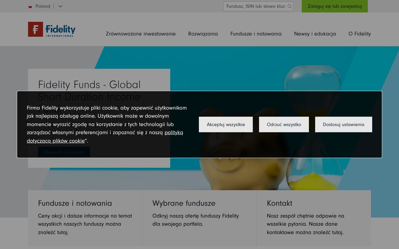 Screenshot of fidelity.pl
