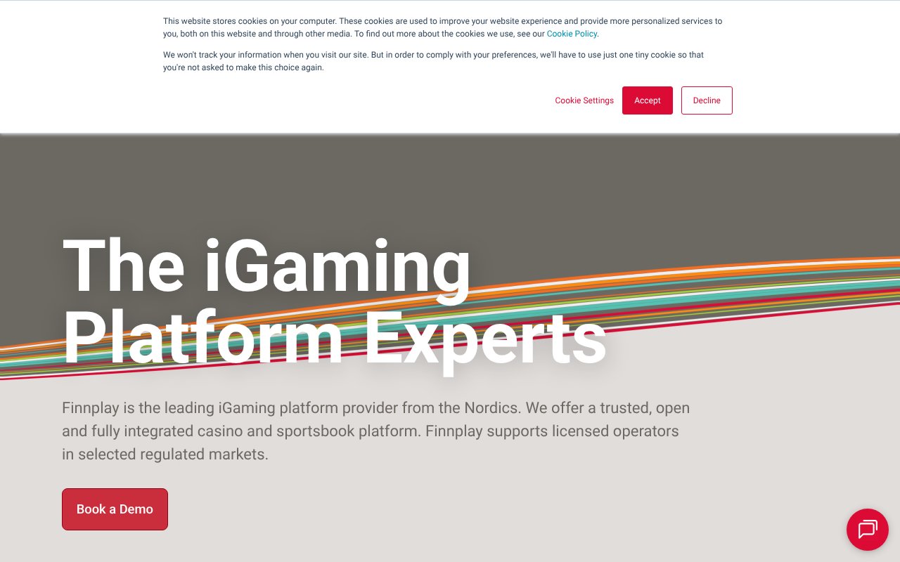 Screenshot of finnplay.com