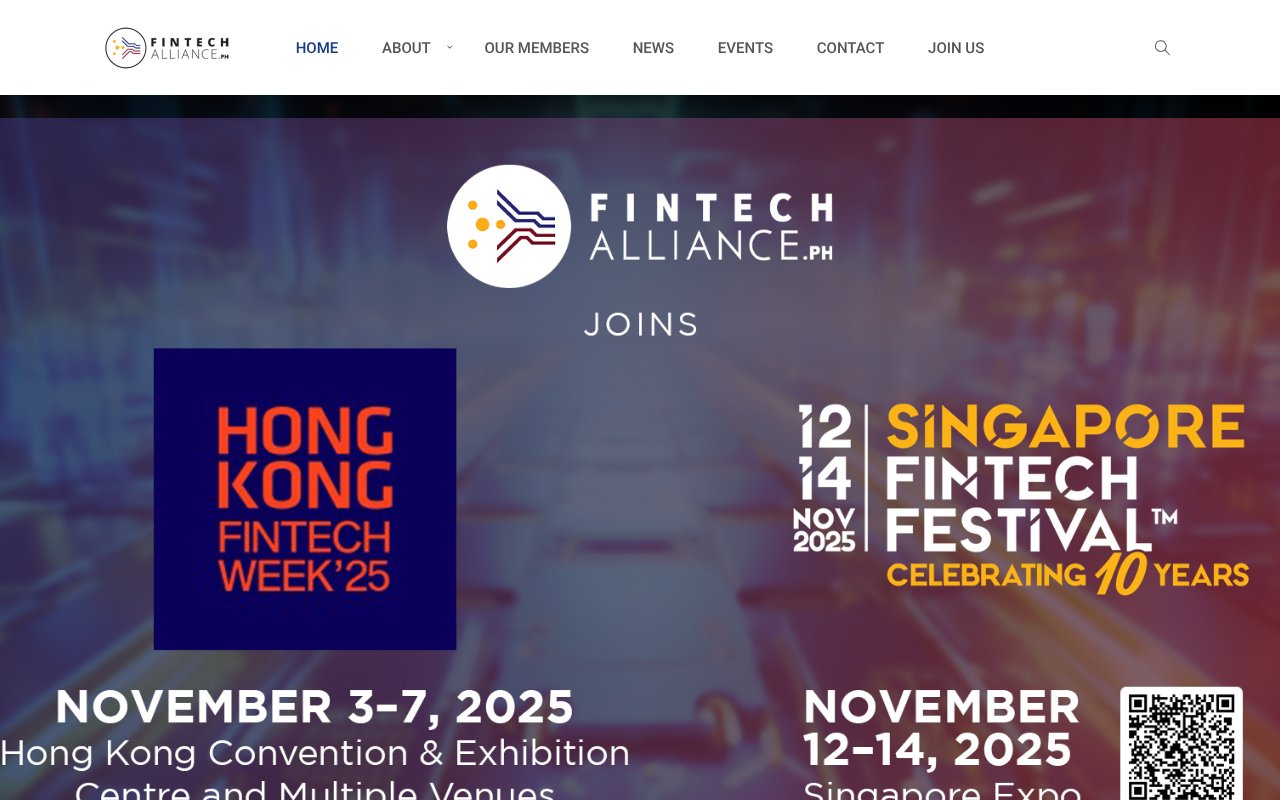 Screenshot of fintechalliance.ph
