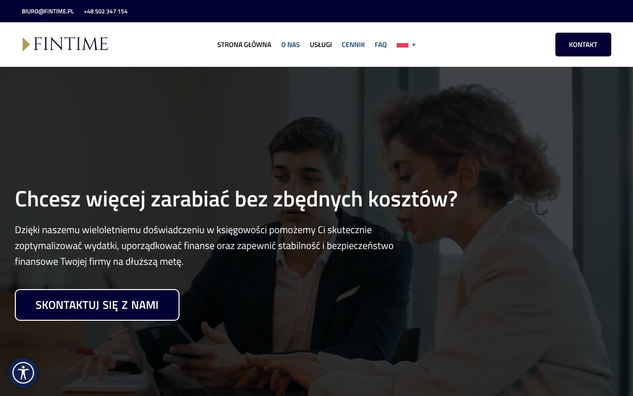 Screenshot of fintime.pl