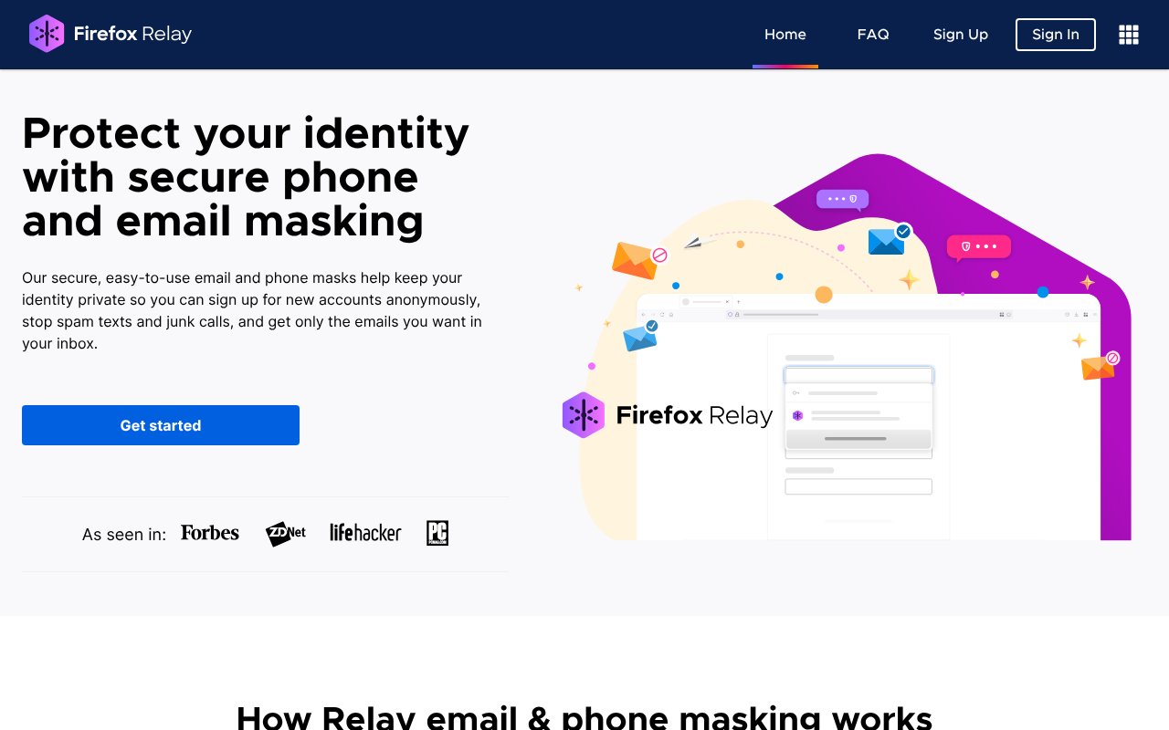 Screenshot of firefox.com