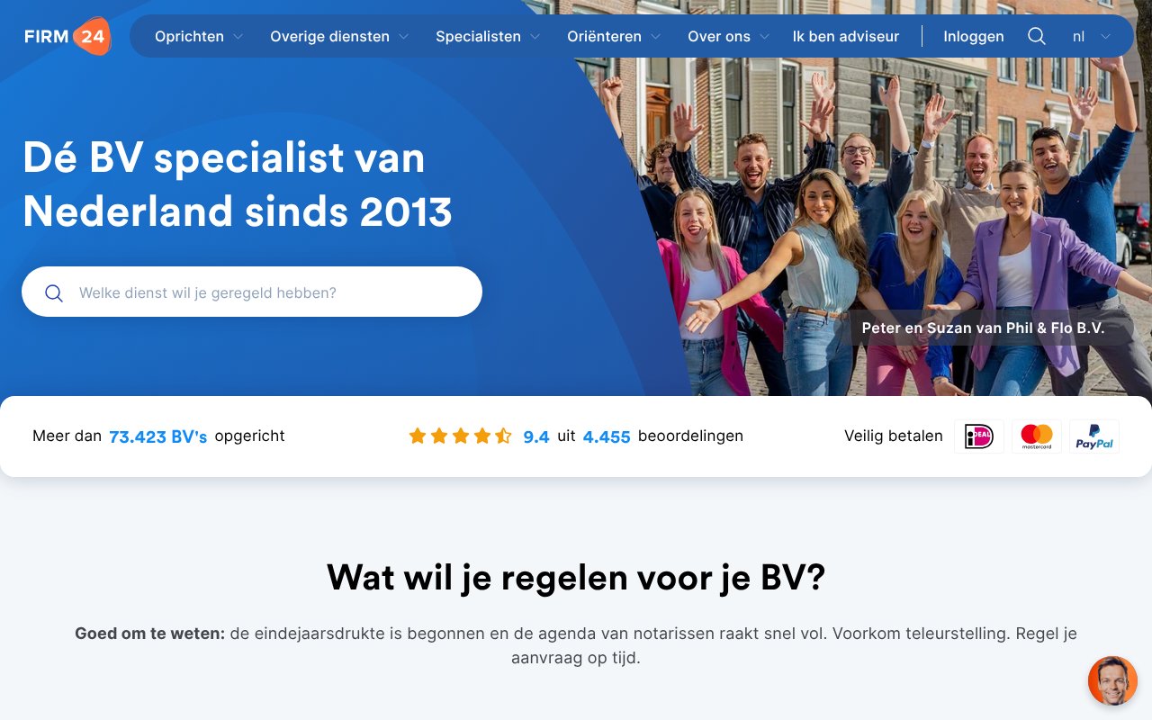 Screenshot of firm24.com