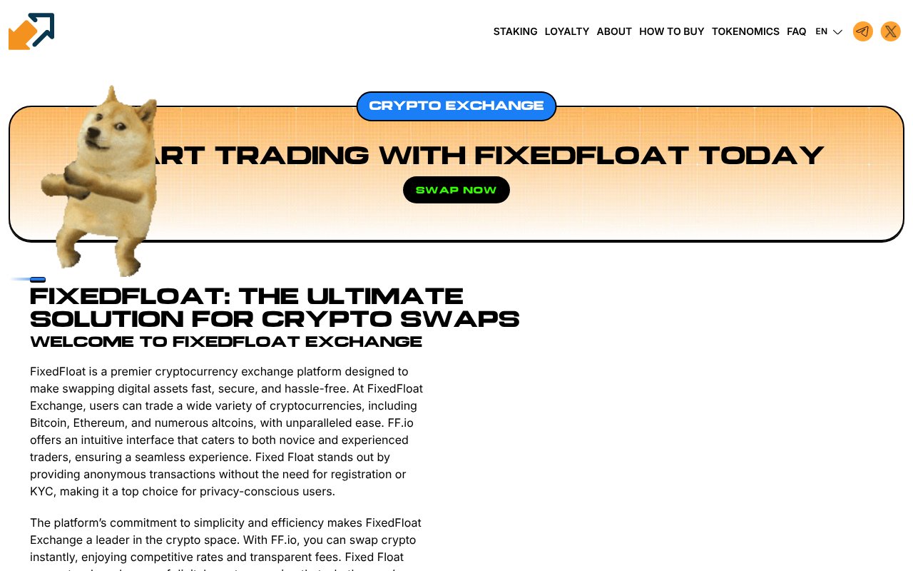 Screenshot of fixedfloat.ac