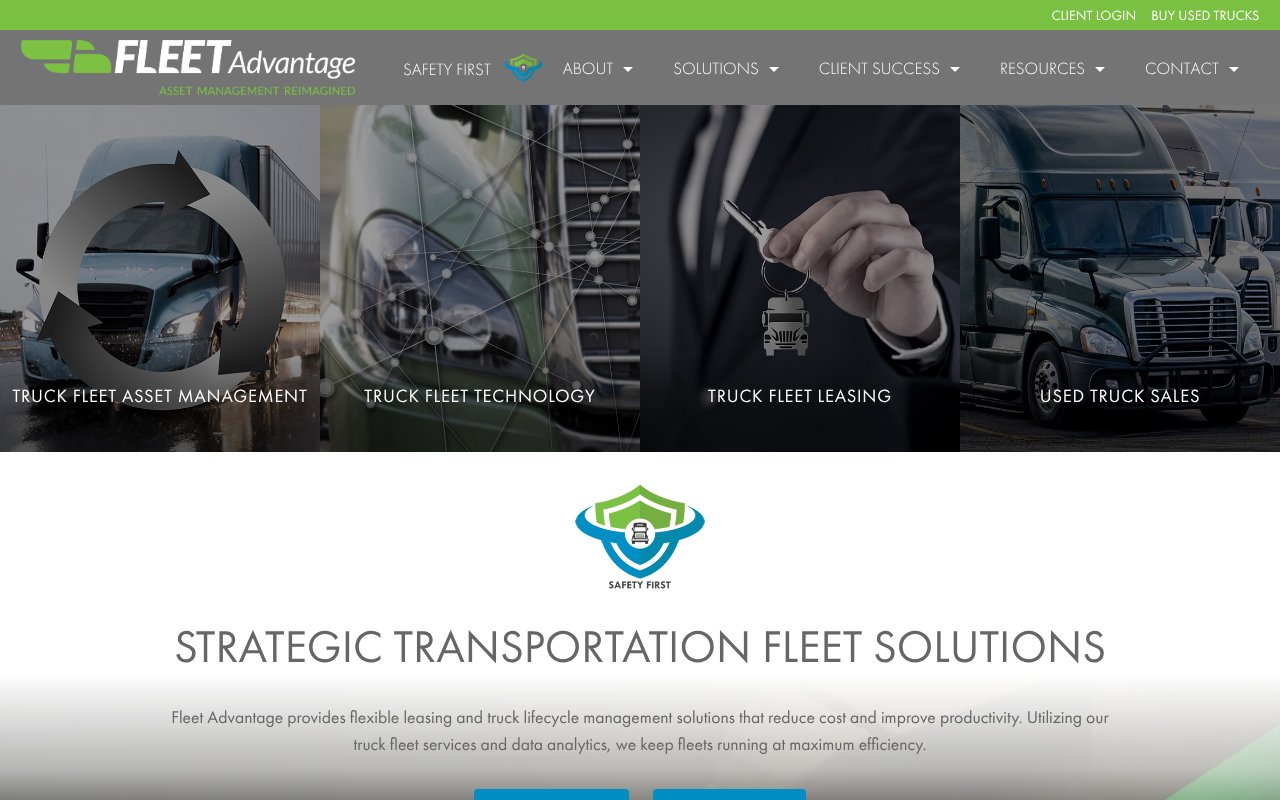 Screenshot of fleetadvantage.com